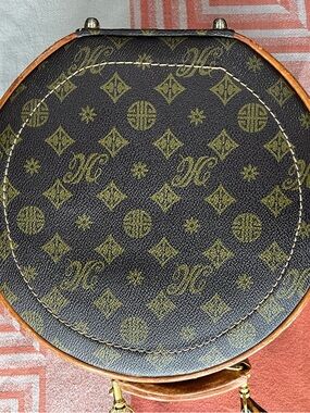 Round Monogram Crossbody Bag